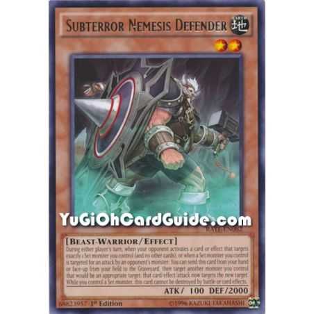 Subterror Nemesis Defender (Rare) – Raging Tempest | Carta YUGIOH en México
