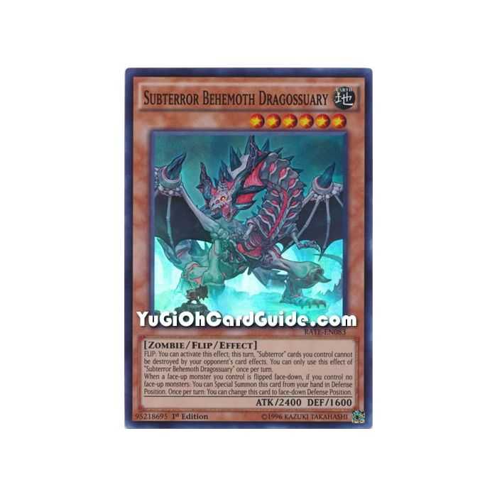 Subterror Behemoth Dragossuary (Super Rare) – Raging Tempest | Carta YUGIOH en México