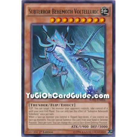 Subterror Behemoth Voltelluric (Rare) – Raging Tempest | Carta YUGIOH en México