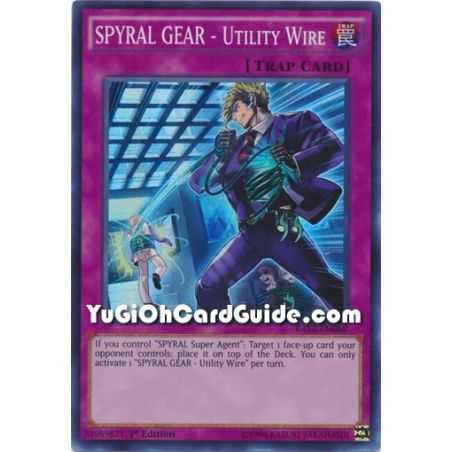SPYRAL GEAR Utility Wire (Super Rare) – Raging Tempest | Carta YUGIOH en México