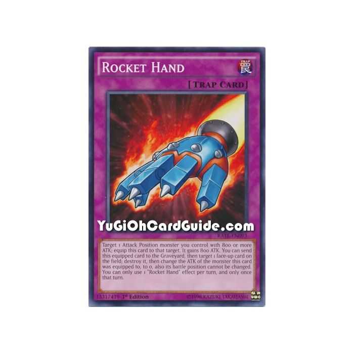 Rocket Hand (Common) – Raging Tempest | Carta YUGIOH en México