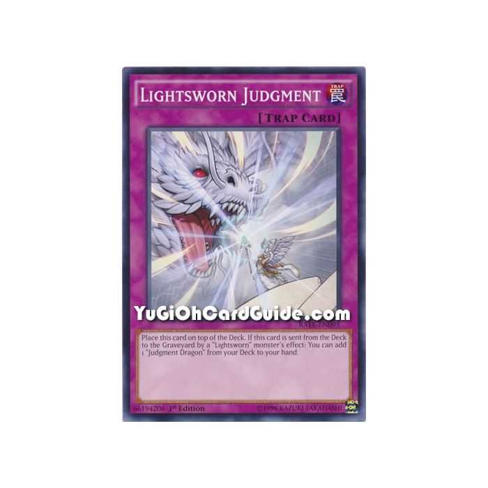 Lightsworn Judgment (Common) – Raging Tempest | Carta YUGIOH en México