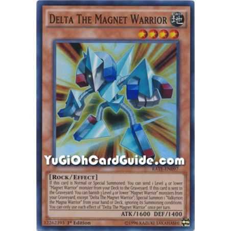 Delta The Magnet Warrior (Super Rare) – Raging Tempest | Carta YUGIOH en México