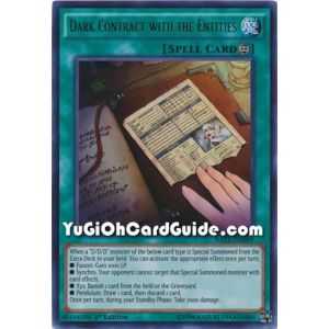 Dark Contract with the Entities (Ultra Rare) – Raging Tempest | Carta YUGIOH en México