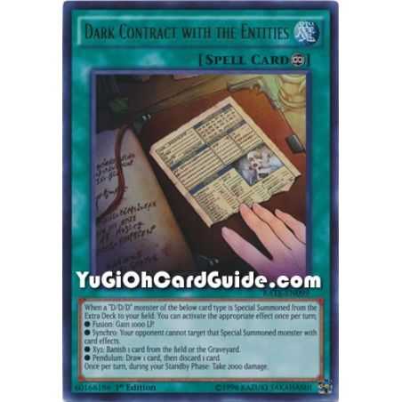 Dark Contract with the Entities (Ultra Rare) – Raging Tempest | Carta YUGIOH en México