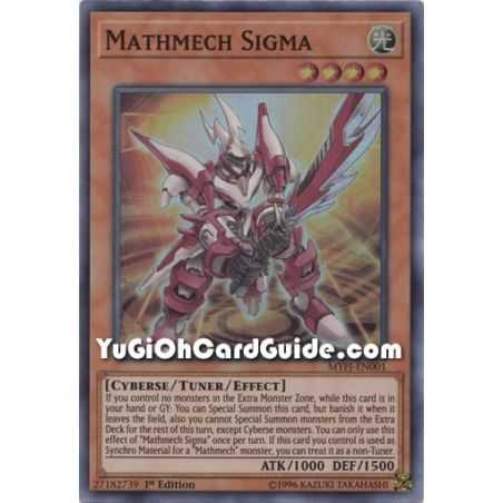 Mathmech Sigma (Super Rare) – Mystic Fighters | Carta YUGIOH en México