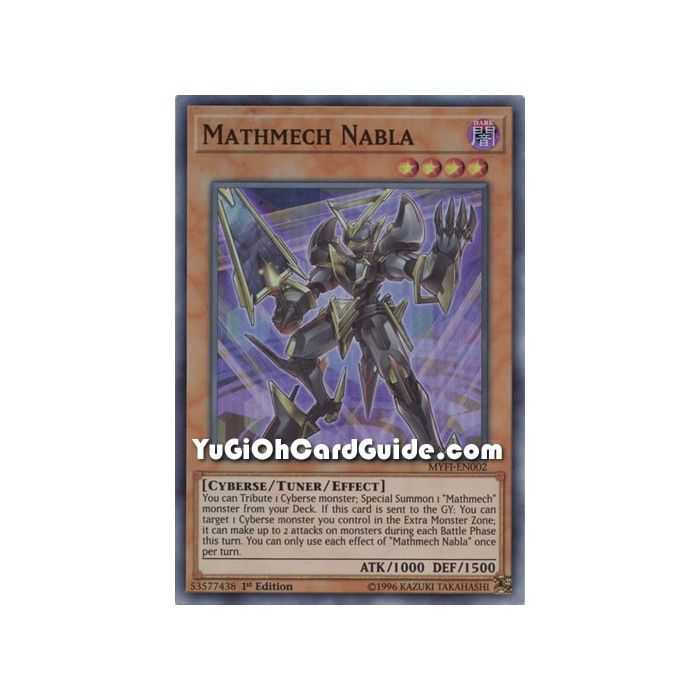 Mathmech Nabla (Super Rare) – Mystic Fighters | Carta YUGIOH en México