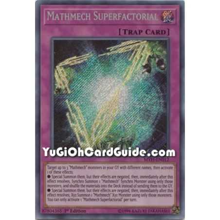 Mathmech Superfactorial (Secret Rare) – Mystic Fighters | Carta YUGIOH en México