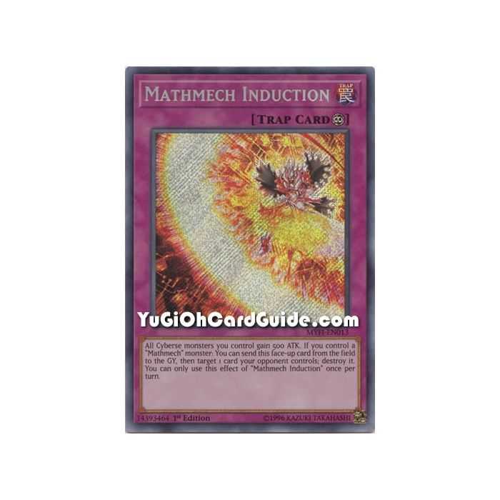 Mathmech Induction (Secret Rare) – Mystic Fighters | Carta YUGIOH en México