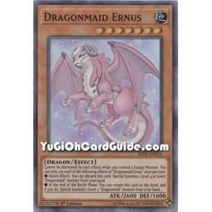 Dragonmaid Ernus (Super Rare) – Mystic Fighters | Carta YUGIOH en México