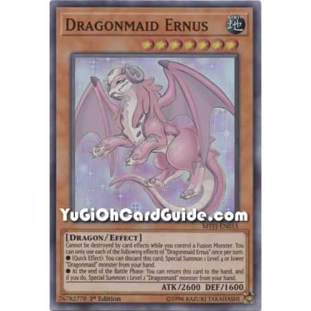 Dragonmaid Ernus (Super Rare) – Mystic Fighters | Carta YUGIOH en México