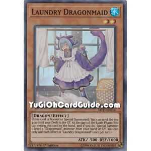 Laundry Dragonmaid (Super Rare) – Mystic Fighters | Carta YUGIOH en México