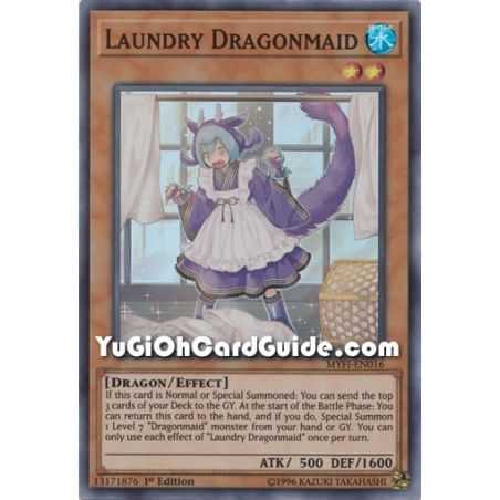 Laundry Dragonmaid (Super Rare) – Mystic Fighters | Carta YUGIOH en México