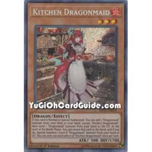 Kitchen Dragonmaid (Secret Rare) – Mystic Fighters | Carta YUGIOH en México