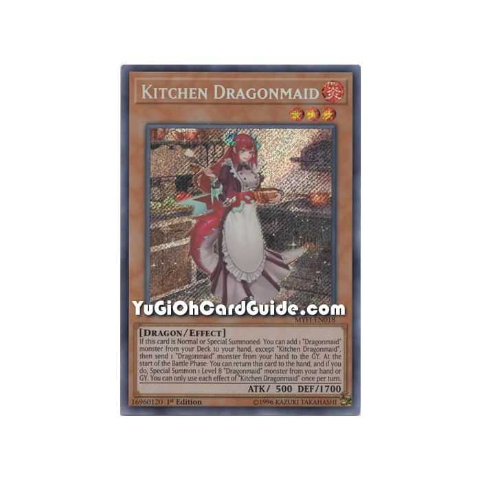 Kitchen Dragonmaid (Secret Rare) – Mystic Fighters | Carta YUGIOH en México