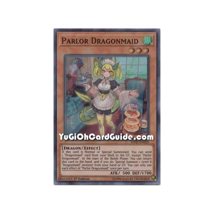Parlor Dragonmaid (Super Rare) – Mystic Fighters | Carta YUGIOH en México
