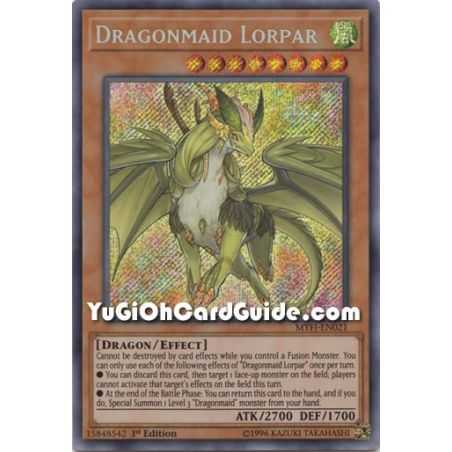 Dragonmaid Lorpar (Secret Rare) – Mystic Fighters | Carta YUGIOH en México