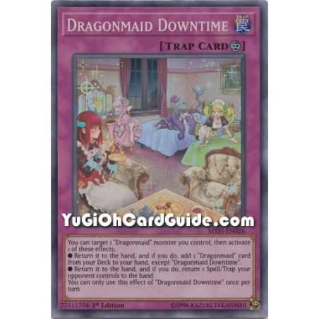 Dragonmaid Downtime (Super Rare) – Mystic Fighters | Carta YUGIOH en México