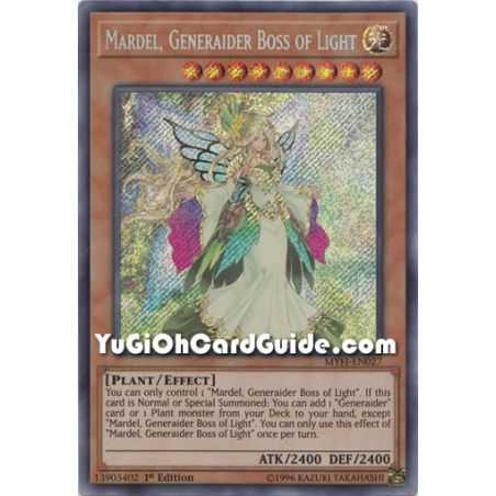 Mardel, Generaider Boss of Light (Secret Rare) – Mystic Fighters | Carta YUGIOH en México