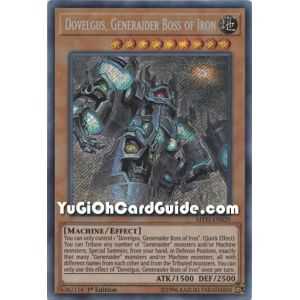 Dovelgus, Generaider Boss of Iron (Secret Rare) – Mystic Fighters | Carta YUGIOH en México
