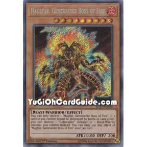Naglfar, Generaider Boss of Fire (Secret Rare) – Mystic Fighters | Carta YUGIOH en México