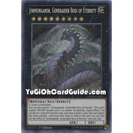 Jormungandr, Generaider Boss of Eternity (Secret Rare) – Mystic Fighters | Carta YUGIOH en México
