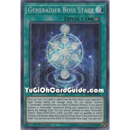 Generaider Boss Stage (Secret Rare) – Mystic Fighters | Carta YUGIOH en México