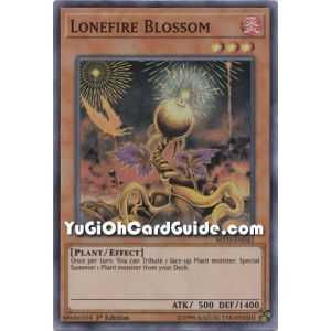 Lonefire Blossom (Super Rare) – Mystic Fighters | Carta YUGIOH en México