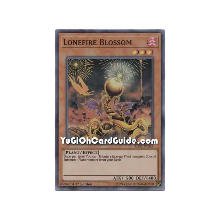 Lonefire Blossom (Super Rare) – Mystic Fighters | Carta YUGIOH en México