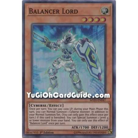 Balancer Lord (Super Rare) – Mystic Fighters | Carta YUGIOH en México