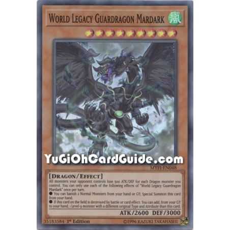 World Legacy Guardragon Mardark (Super Rare) – Mystic Fighters | Carta YUGIOH en México