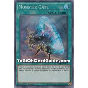 Monster Gate (Super Rare) – Mystic Fighters | Carta YUGIOH en México