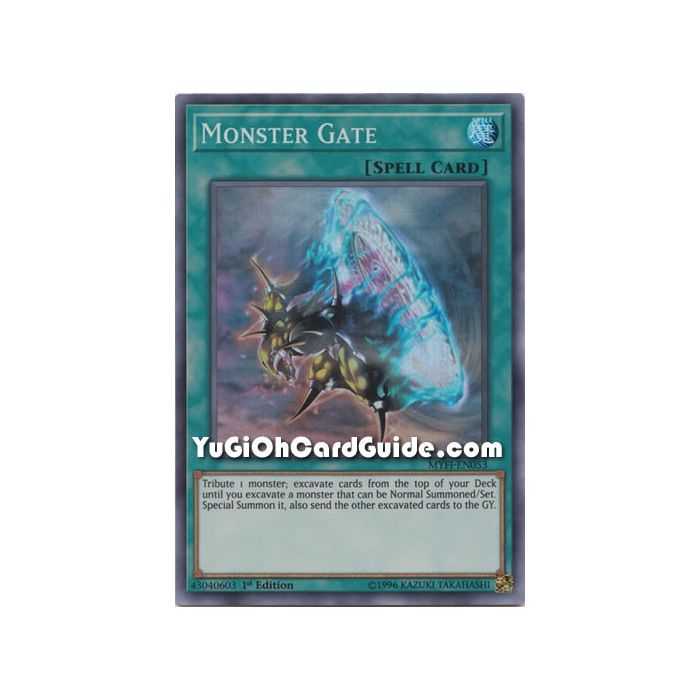Monster Gate (Super Rare) – Mystic Fighters | Carta YUGIOH en México