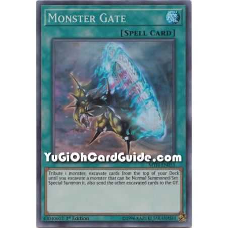 Monster Gate (Super Rare) – Mystic Fighters | Carta YUGIOH en México