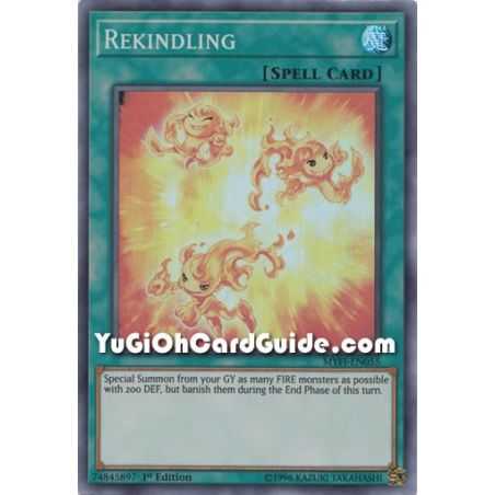 Rekindling (Super Rare) – Mystic Fighters | Carta YUGIOH en México