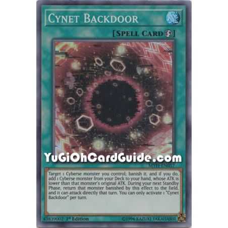 Cynet Backdoor (Super Rare) – Mystic Fighters | Carta YUGIOH en México