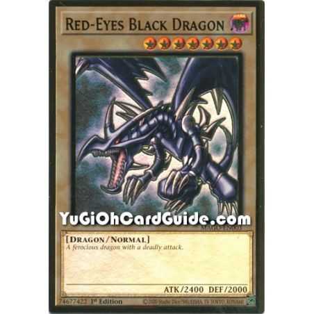 Red-Eyes Black Dragon (Premium Gold Rare) – Maximum Gold | Carta YUGIOH en México