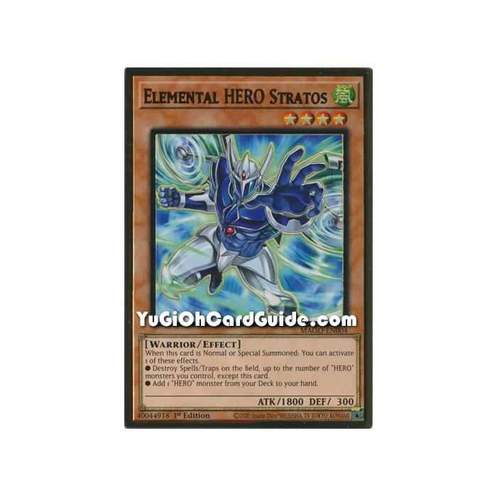 Elemental HERO Stratos - Alternate Art (Premium Gold Rare) – Maximum Gold | Carta YUGIOH en México