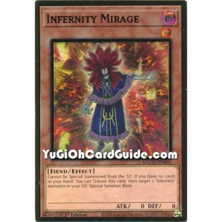 Infernity Mirage (Premium Gold Rare) – Maximum Gold | Carta YUGIOH en México