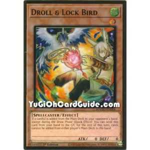 Droll & Lock Bird - Alternate Art (Premium Gold Rare) – Maximum Gold | Carta YUGIOH en México