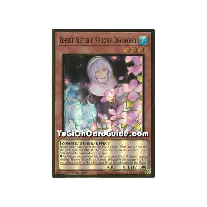 Ghost Sister & Spooky Dogwood - Alternate Art (Premium Gold Rare) – Maximum Gold | Carta YUGIOH en México