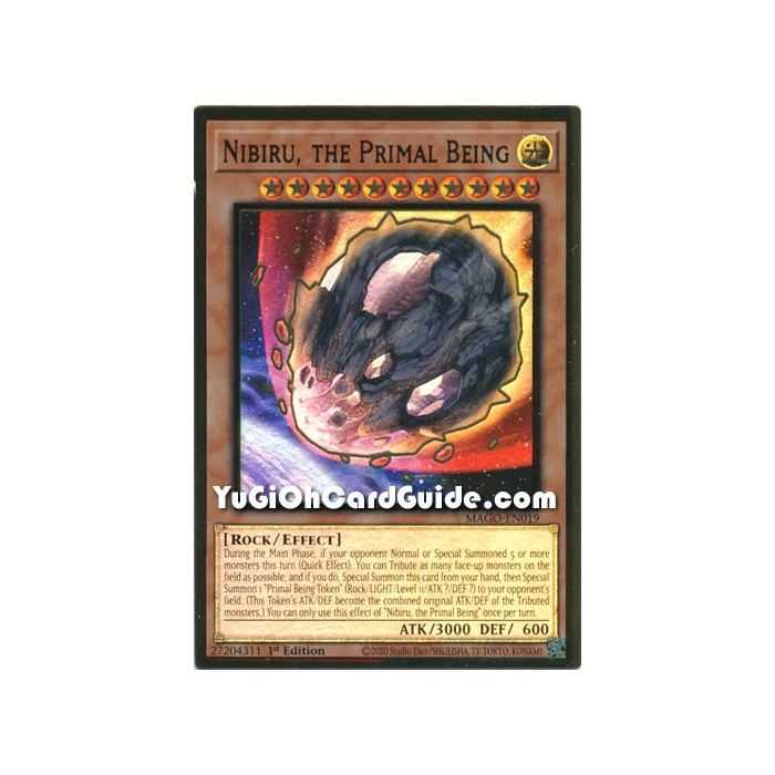 Nibiru, the Primal Being (Premium Gold Rare) – Maximum Gold | Carta YUGIOH en México