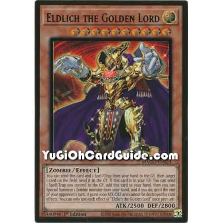Eldlich the Golden Lord (Premium Gold Rare) – Maximum Gold | Carta YUGIOH en México