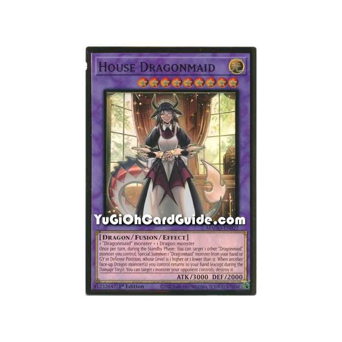 House Dragonmaid (Premium Gold Rare) – Maximum Gold | Carta YUGIOH en México