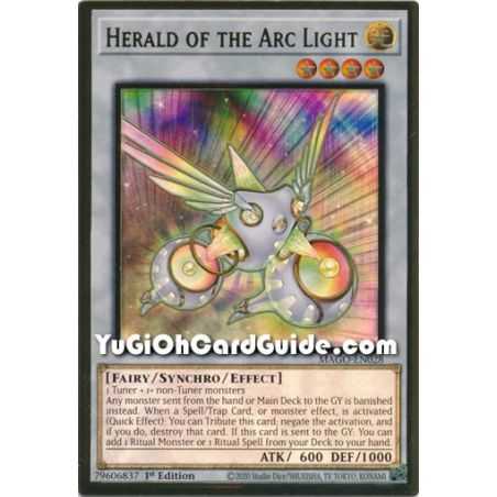 Herald of the Arc Light (Premium Gold Rare) – Maximum Gold | Carta YUGIOH en México
