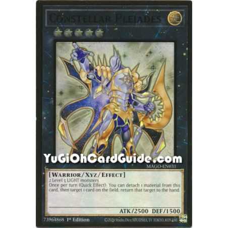 Constellar Pleiades (Premium Gold Rare) – Maximum Gold | Carta YUGIOH en México