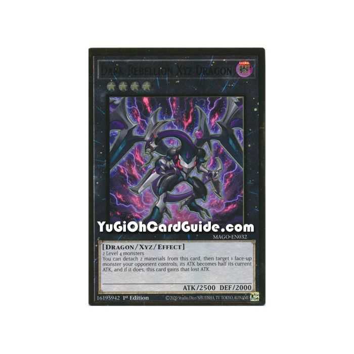 Dark Rebellion Xyz Dragon (Premium Gold Rare) – Maximum Gold | Carta YUGIOH en México
