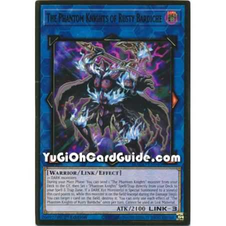 The Phantom Knights of Rusty Bardiche (Premium Gold Rare) – Maximum Gold | Carta YUGIOH en México
