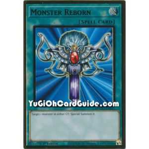 Monster Reborn (Premium Gold Rare) – Maximum Gold | Carta YUGIOH en México