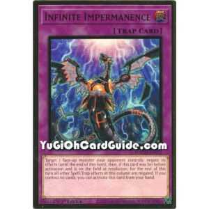 Infinite Impermanence (Premium Gold Rare) – Maximum Gold | Carta YUGIOH en México